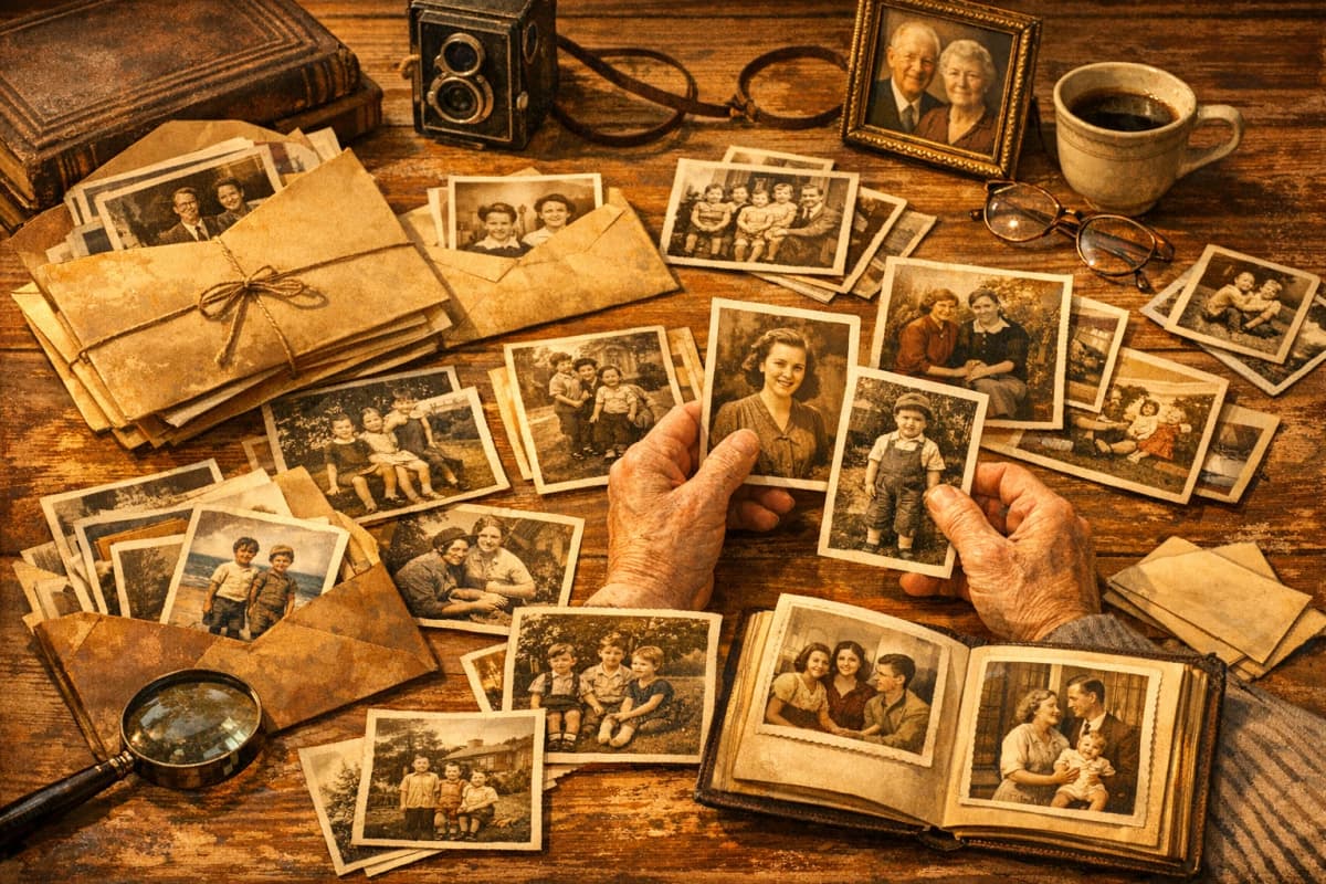 Comment organiser et numeriser les photos de famille anciennes